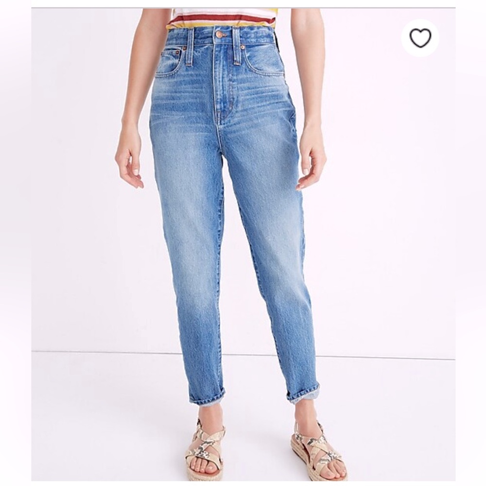 Madewell high waisted mom jeans